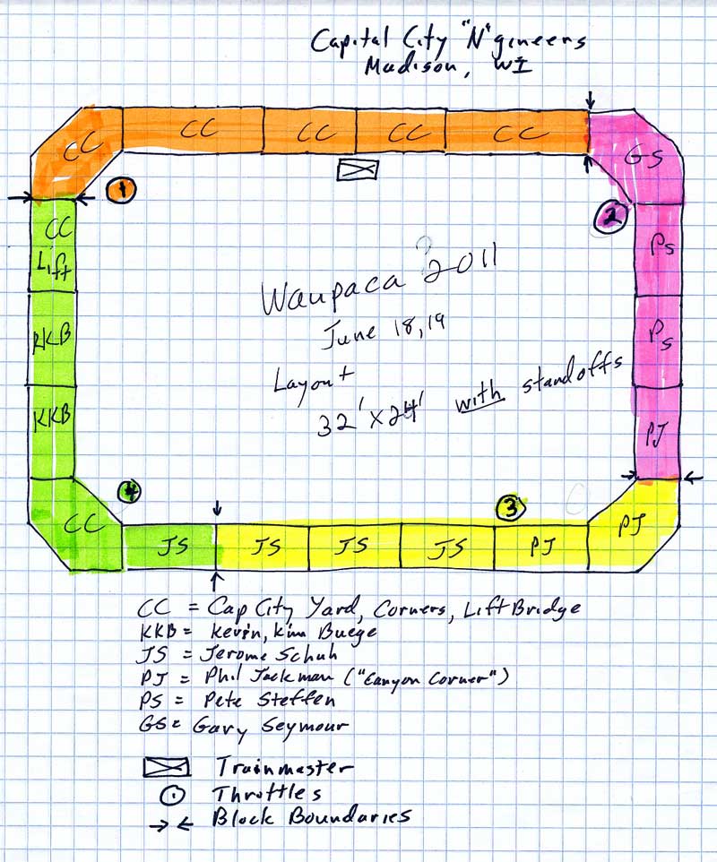 Layout plan for Strawberryfest 2011